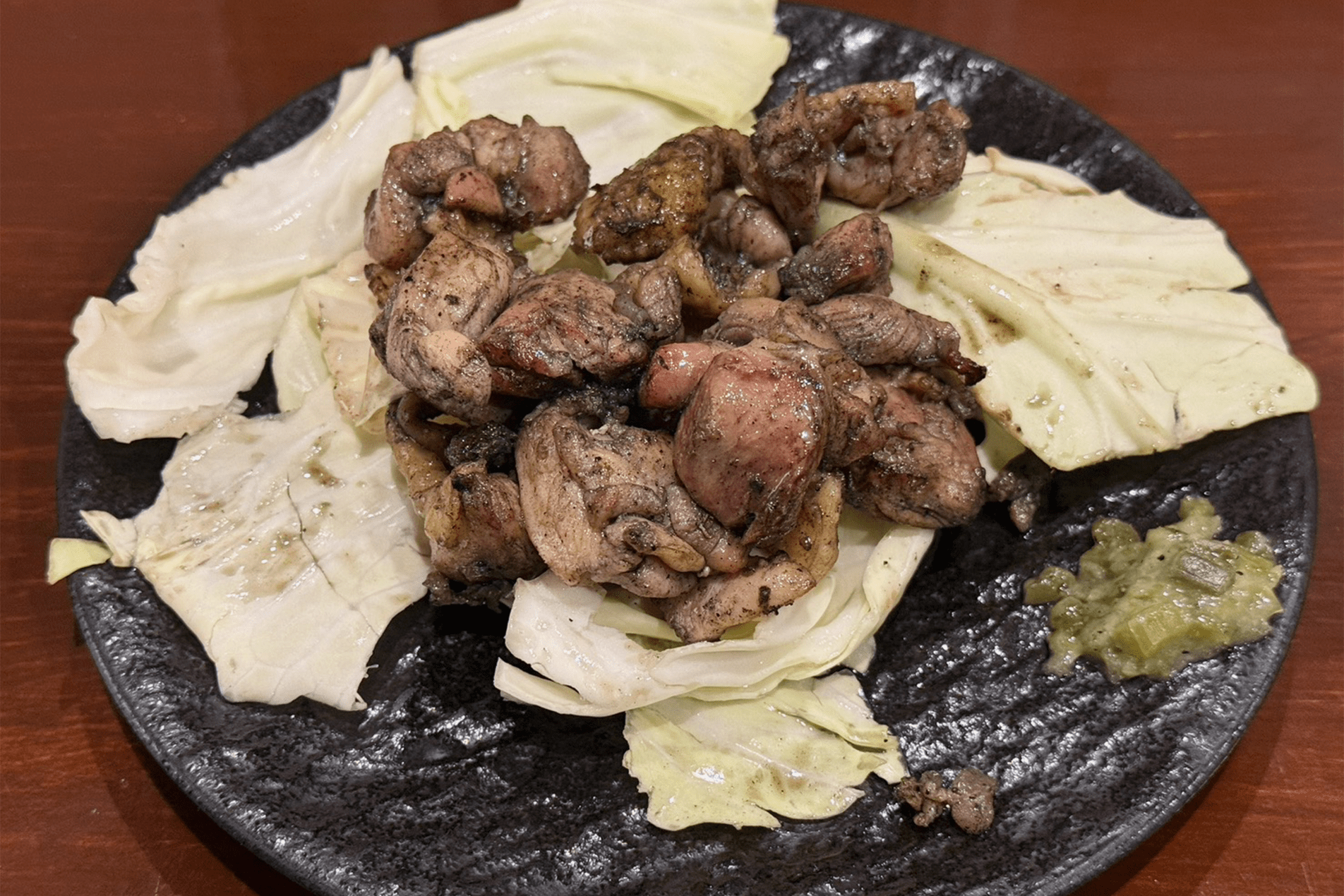 霜降りもも炭焼き